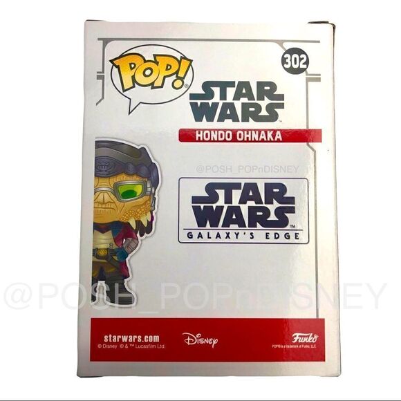 HONDO Ohnaka Pop! Vinyl Bobble Head Figure by Funko Star Wars Galaxy's Edge - Picture 2 of 4